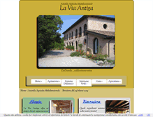 Tablet Screenshot of laviaantiga.com